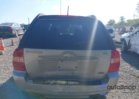 2007 Kia Sportage Ex V6 from USA, damaged, VIN KNDJE723577435460